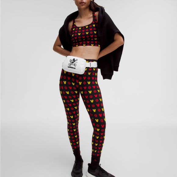 Disney X Lululemon Wunder Train High-Rise Tight 25" NWT Disney Black - Picture 2 of 5